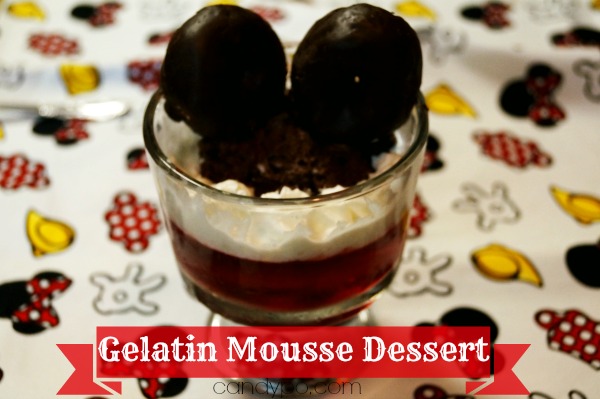 gelatin mousse dessert