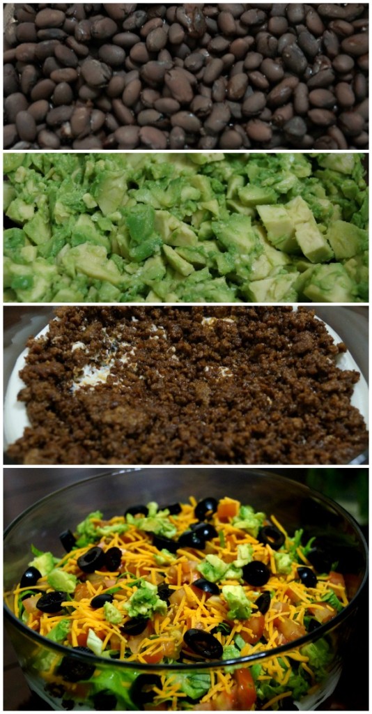 Taco Salad collage