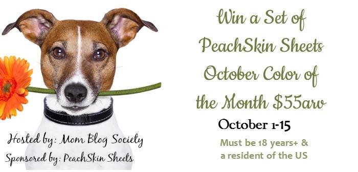 peachskin sheets giveaway October