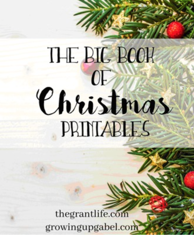 The Big Book of Christmas Printables