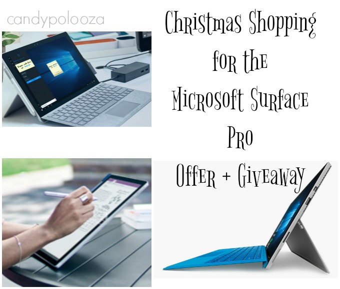 Christmas Shopping For The Microsoft Surface Pro Offer Giveaway Candypolooza