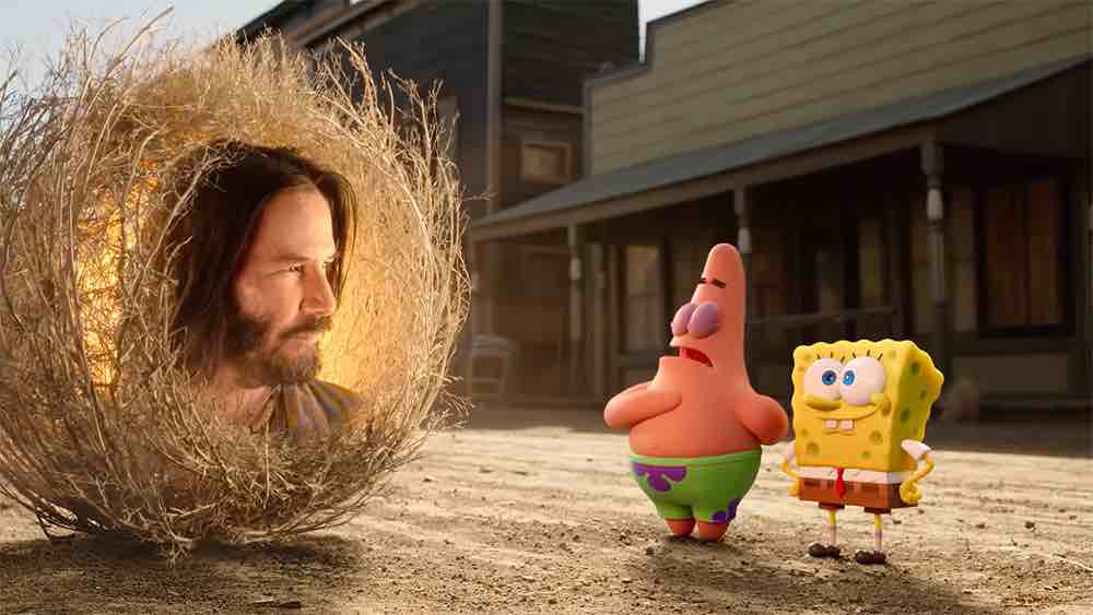 Sponge-on-The-Run-review Keanu Reeves as the sage on candypo.com