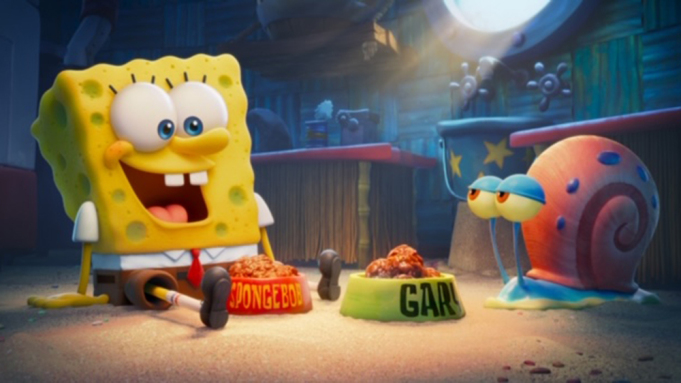 SpongeBob and Gary in Sponge on the Run thoughts and review on candypo.com