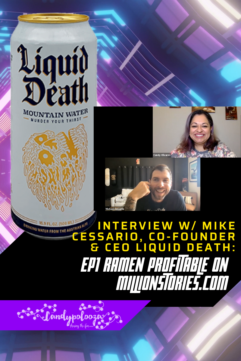 Interview with Mike Cessario Liquid Death on candypo.com