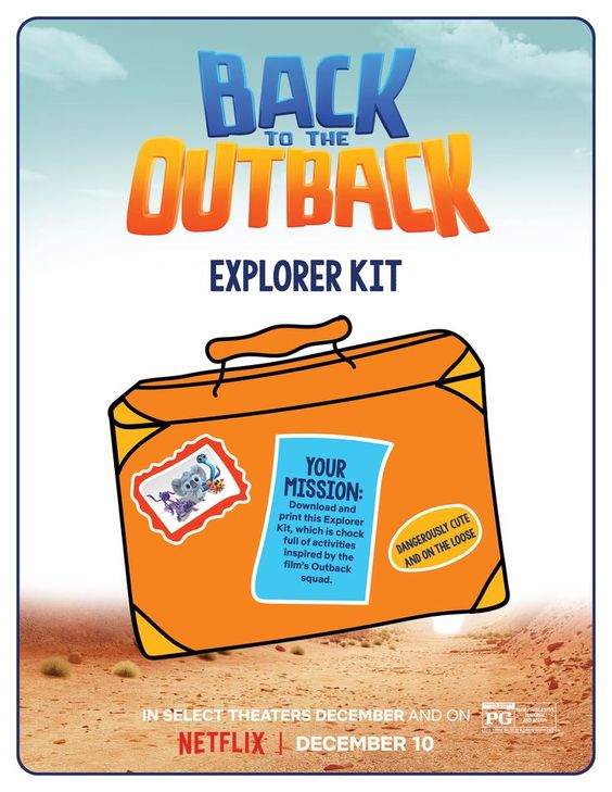 Back to the Outback Pinterest Fun on candypo.com animated film review