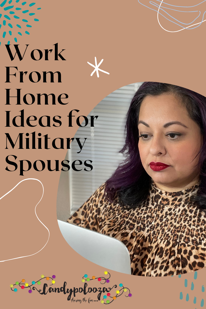 Work From Home Ideas for Military Spouses on candypo.com lifestyle military spouse