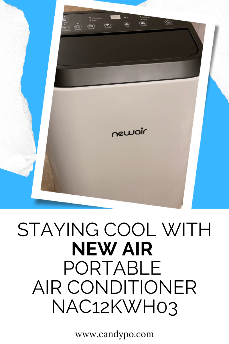 Staying Cool with a New Air Portable Air Conditioner NAC12KWH03 on candypo.com