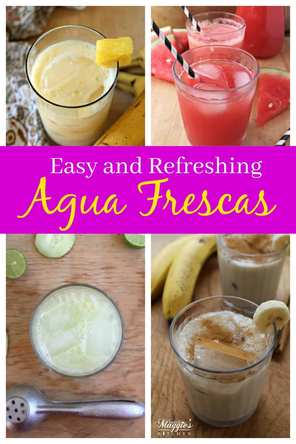 In Mama Maggie's Kitchen Aguas Frescas recipes 