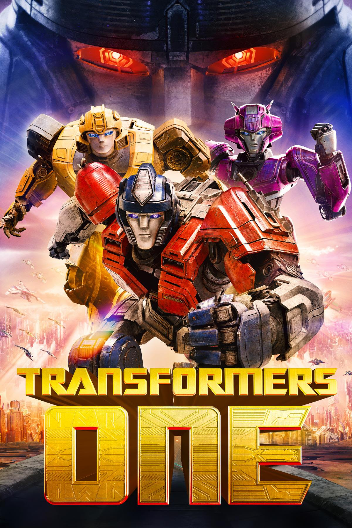 transformers one movie poster